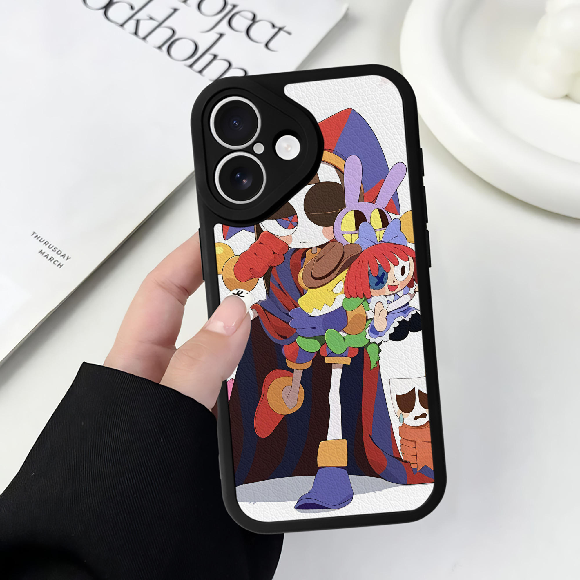 （画像用） アンパンマン Anpanman 【iPhone 16シリーズ対応】シリコンスマホケース（レザー調） 材質：シリコン